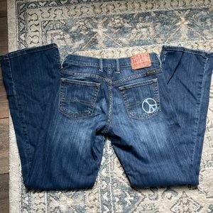 Peace Sign Lucky Brand Jeans Size 4